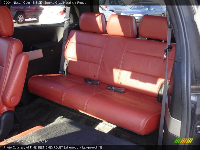  2004 Quest 3.5 SE Rouge Interior