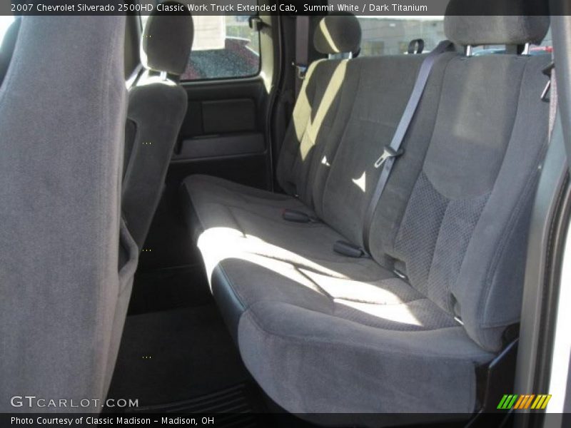 Summit White / Dark Titanium 2007 Chevrolet Silverado 2500HD Classic Work Truck Extended Cab