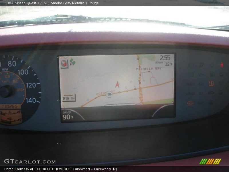 Navigation of 2004 Quest 3.5 SE