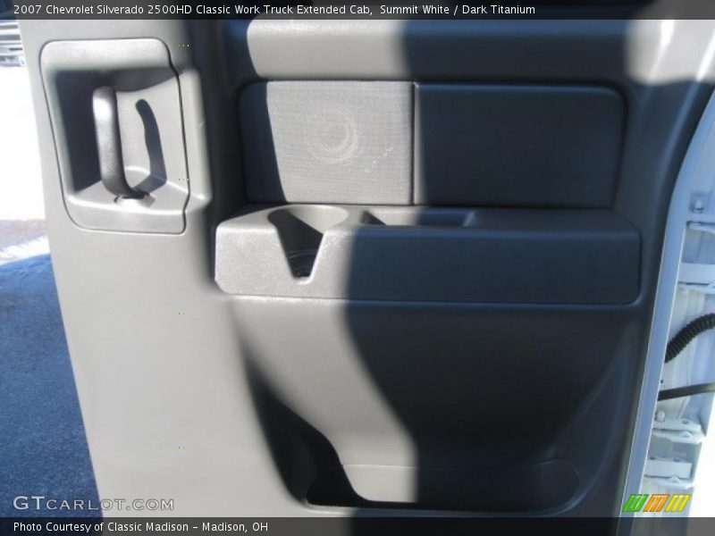 Summit White / Dark Titanium 2007 Chevrolet Silverado 2500HD Classic Work Truck Extended Cab