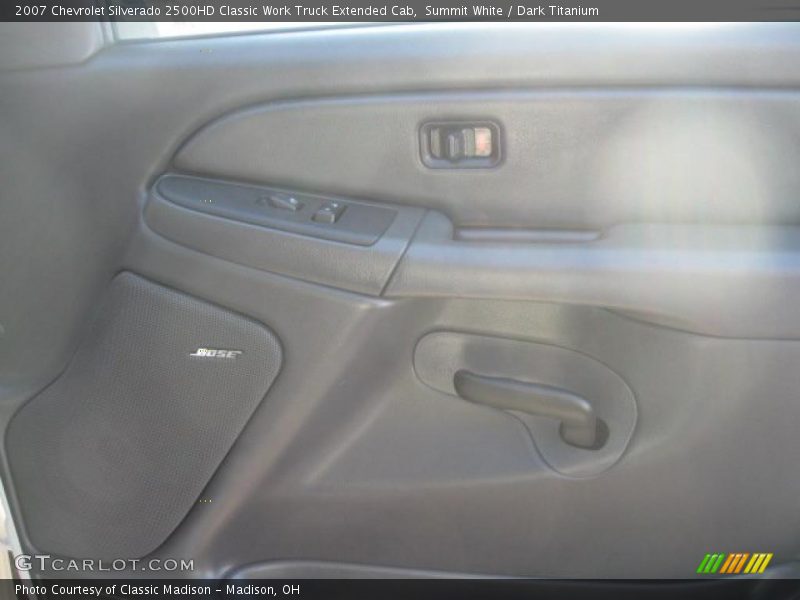 Summit White / Dark Titanium 2007 Chevrolet Silverado 2500HD Classic Work Truck Extended Cab