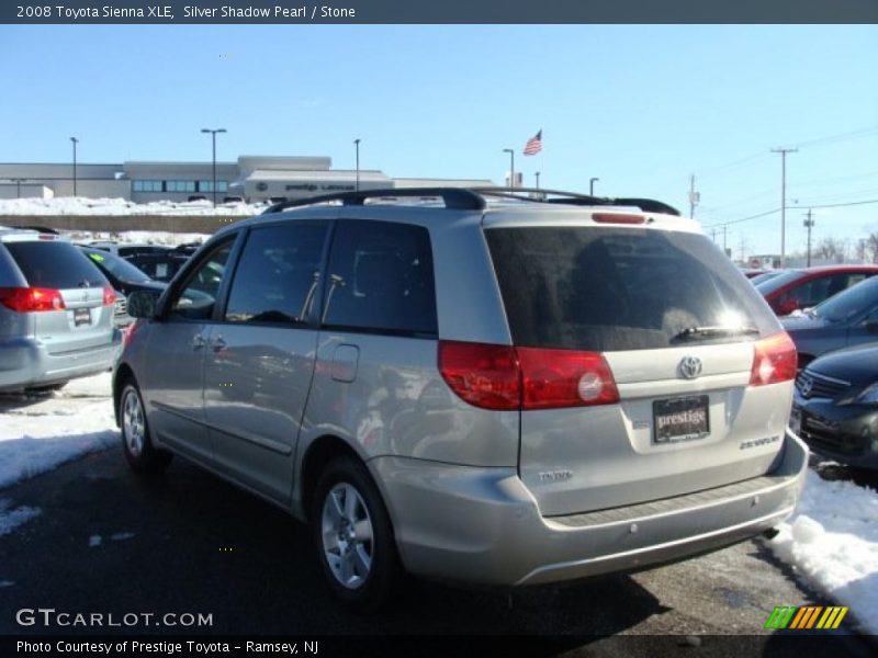 Silver Shadow Pearl / Stone 2008 Toyota Sienna XLE