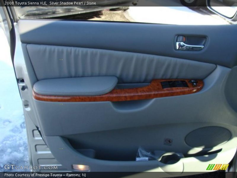 Silver Shadow Pearl / Stone 2008 Toyota Sienna XLE