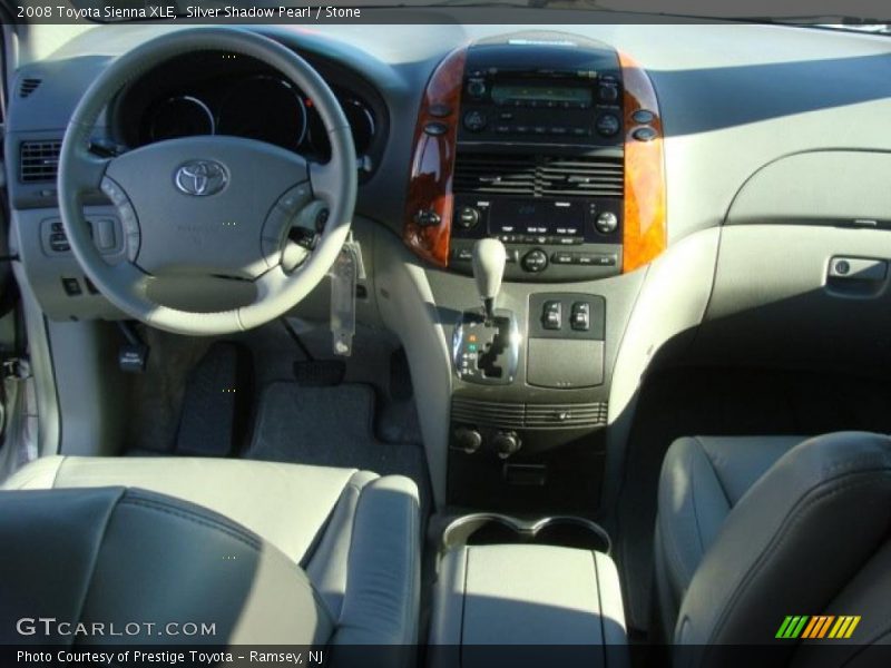 Silver Shadow Pearl / Stone 2008 Toyota Sienna XLE