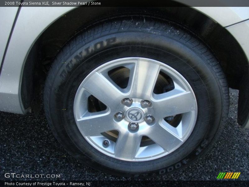Silver Shadow Pearl / Stone 2008 Toyota Sienna XLE