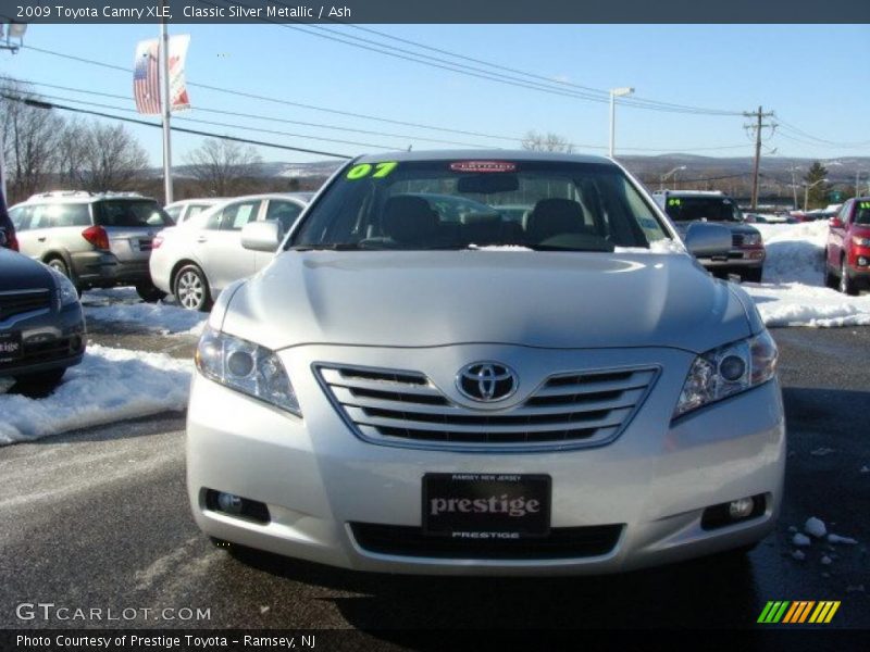 Classic Silver Metallic / Ash 2009 Toyota Camry XLE