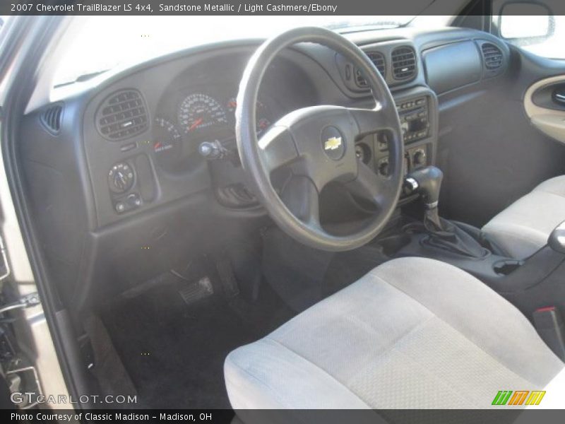 Sandstone Metallic / Light Cashmere/Ebony 2007 Chevrolet TrailBlazer LS 4x4
