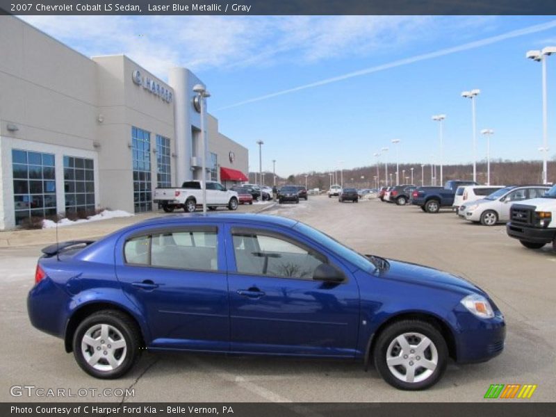Laser Blue Metallic / Gray 2007 Chevrolet Cobalt LS Sedan