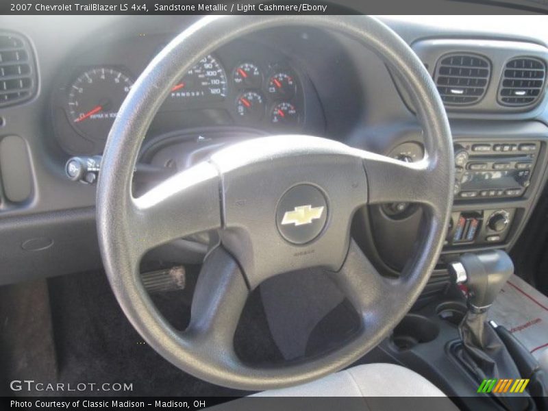 Sandstone Metallic / Light Cashmere/Ebony 2007 Chevrolet TrailBlazer LS 4x4