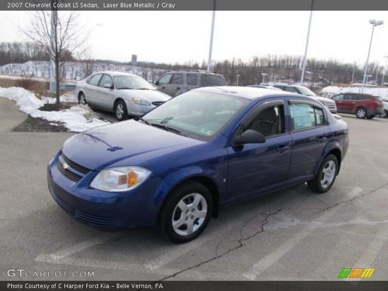 Laser Blue Metallic / Gray 2007 Chevrolet Cobalt LS Sedan