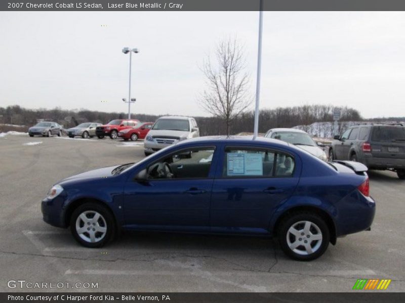 Laser Blue Metallic / Gray 2007 Chevrolet Cobalt LS Sedan