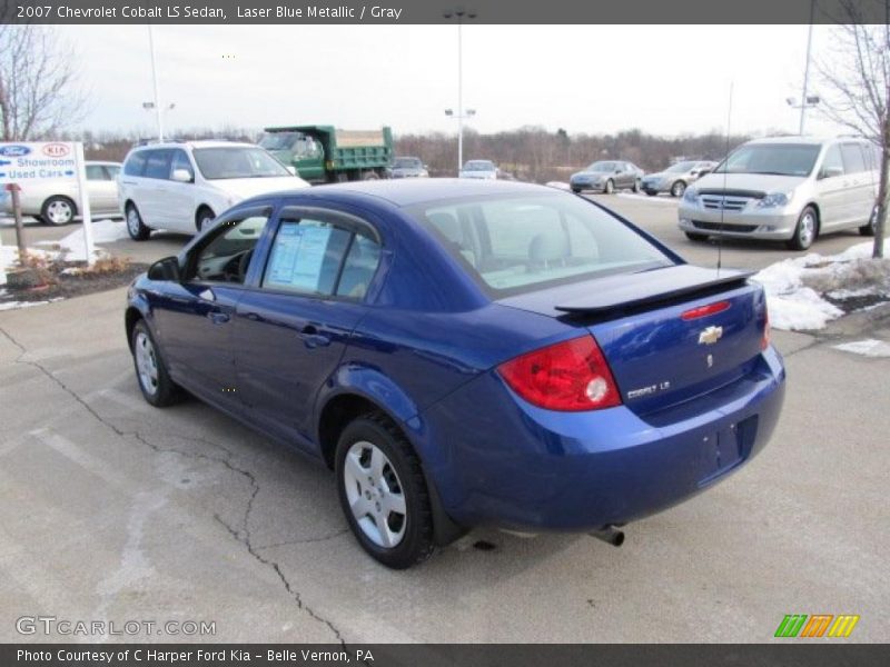 Laser Blue Metallic / Gray 2007 Chevrolet Cobalt LS Sedan