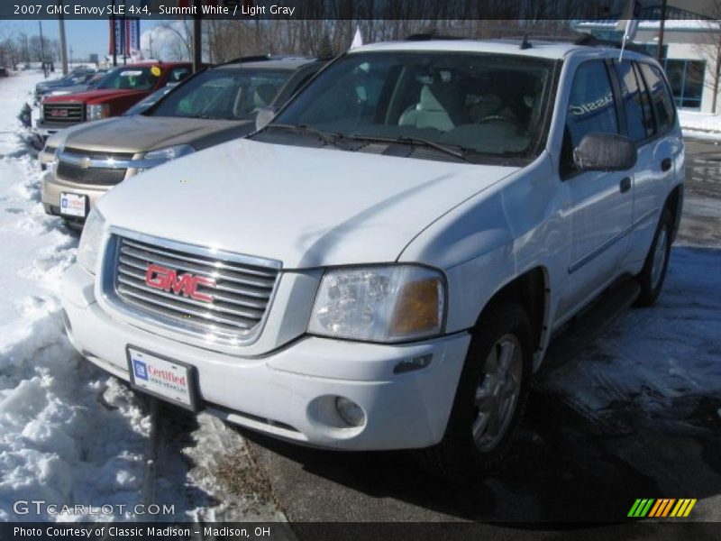 Summit White / Light Gray 2007 GMC Envoy SLE 4x4