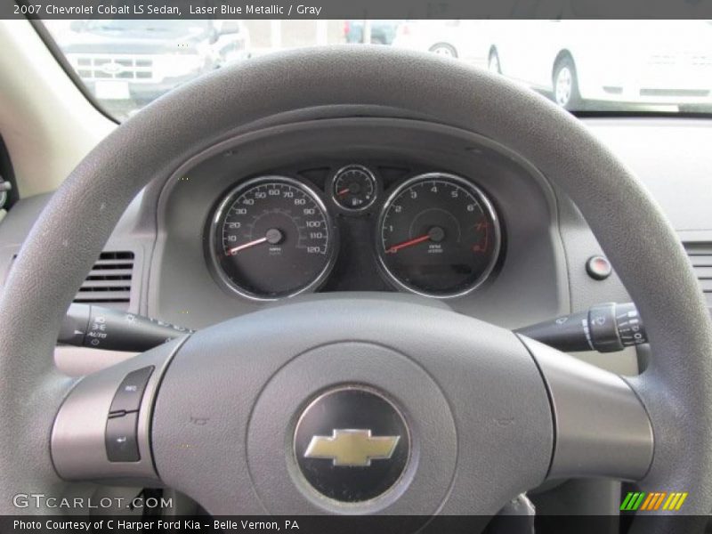 Laser Blue Metallic / Gray 2007 Chevrolet Cobalt LS Sedan