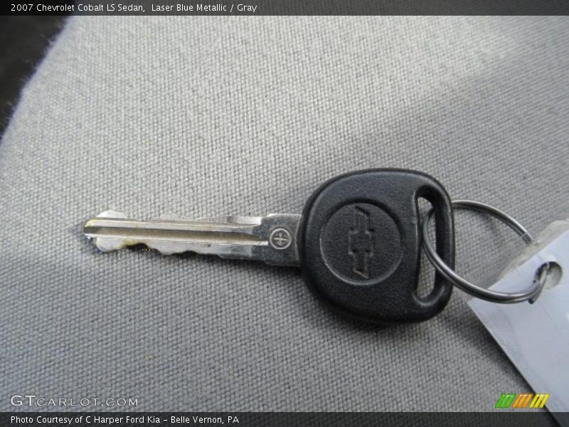 Laser Blue Metallic / Gray 2007 Chevrolet Cobalt LS Sedan