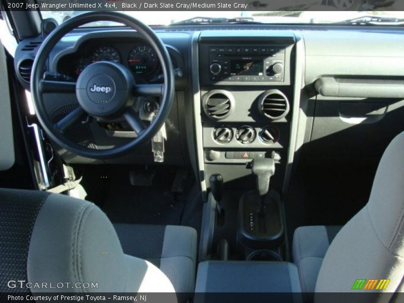 Black / Dark Slate Gray/Medium Slate Gray 2007 Jeep Wrangler Unlimited X 4x4