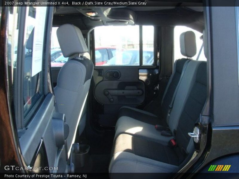 Black / Dark Slate Gray/Medium Slate Gray 2007 Jeep Wrangler Unlimited X 4x4