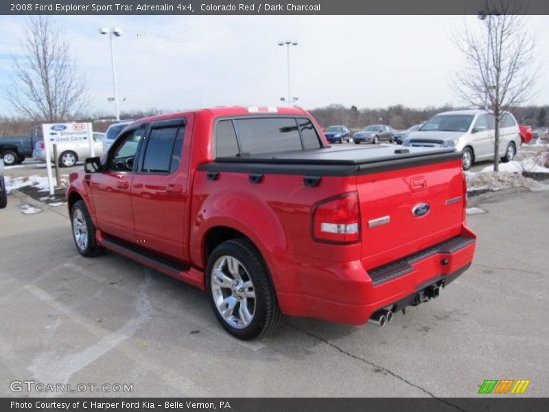 Colorado Red / Dark Charcoal 2008 Ford Explorer Sport Trac Adrenalin 4x4