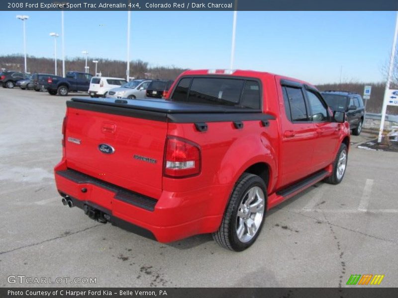 Colorado Red / Dark Charcoal 2008 Ford Explorer Sport Trac Adrenalin 4x4