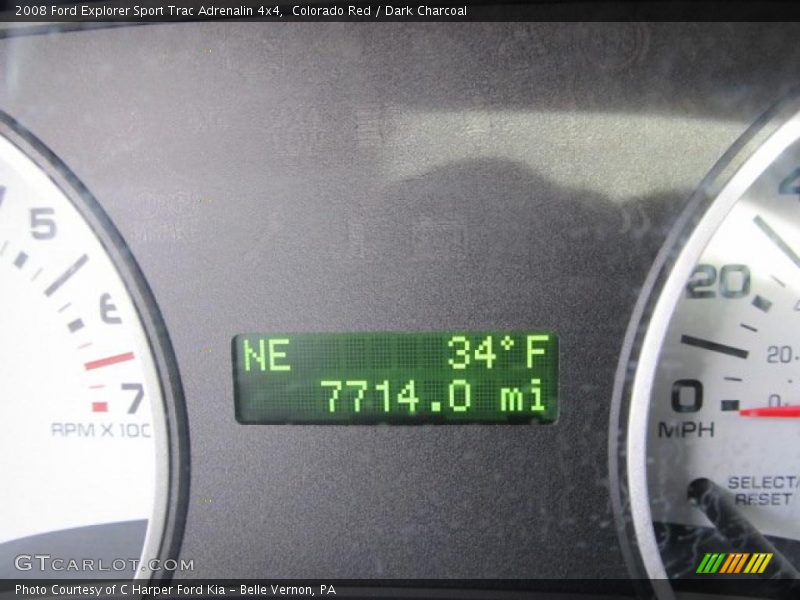 Colorado Red / Dark Charcoal 2008 Ford Explorer Sport Trac Adrenalin 4x4