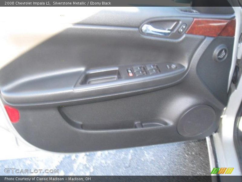 Silverstone Metallic / Ebony Black 2008 Chevrolet Impala LS