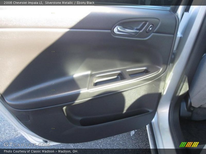 Silverstone Metallic / Ebony Black 2008 Chevrolet Impala LS