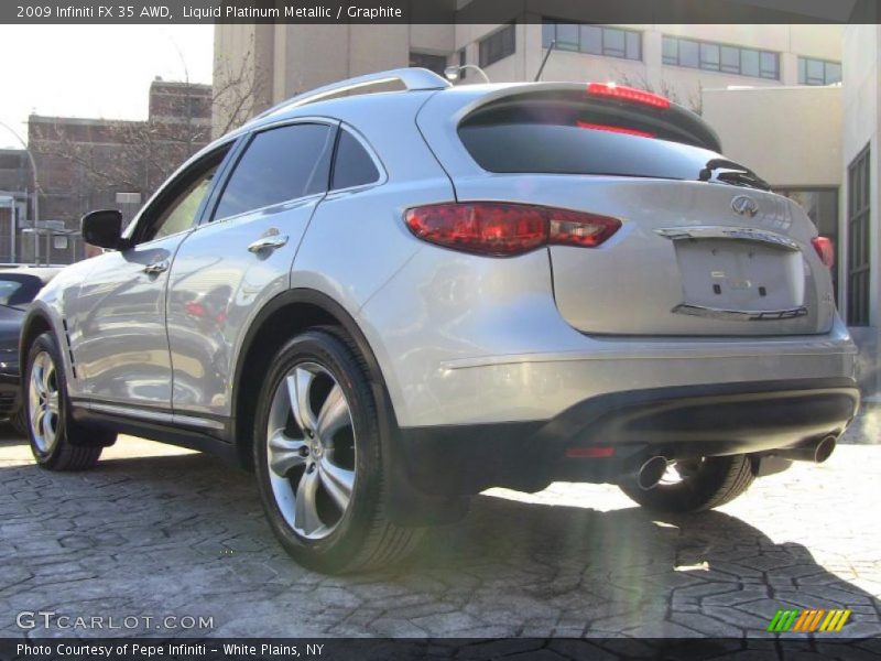 Liquid Platinum Metallic / Graphite 2009 Infiniti FX 35 AWD