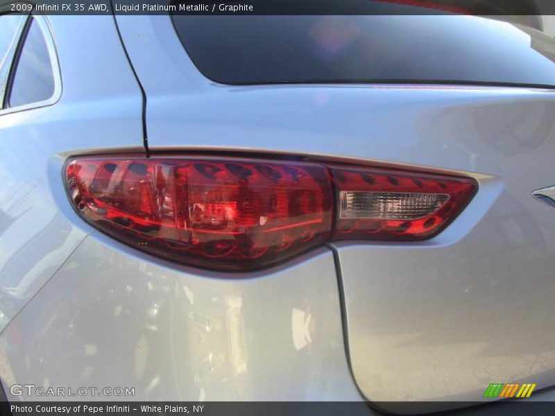 Liquid Platinum Metallic / Graphite 2009 Infiniti FX 35 AWD