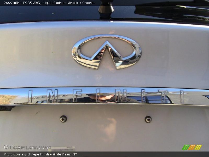 Liquid Platinum Metallic / Graphite 2009 Infiniti FX 35 AWD