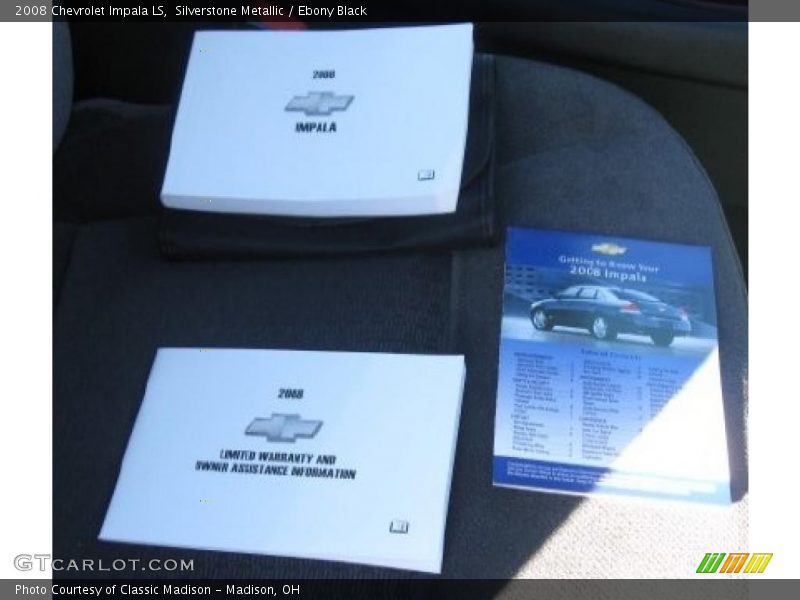 Silverstone Metallic / Ebony Black 2008 Chevrolet Impala LS