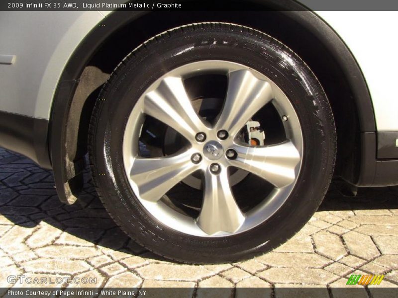 Liquid Platinum Metallic / Graphite 2009 Infiniti FX 35 AWD