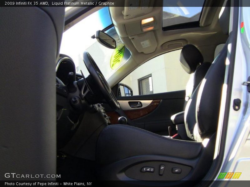 Liquid Platinum Metallic / Graphite 2009 Infiniti FX 35 AWD