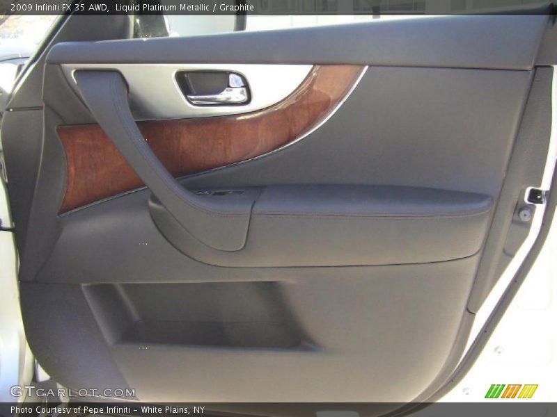 Liquid Platinum Metallic / Graphite 2009 Infiniti FX 35 AWD