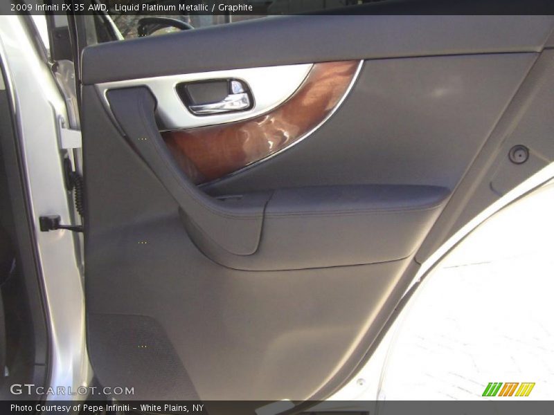Liquid Platinum Metallic / Graphite 2009 Infiniti FX 35 AWD