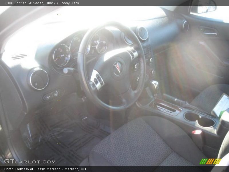 Black / Ebony Black 2008 Pontiac G6 Sedan