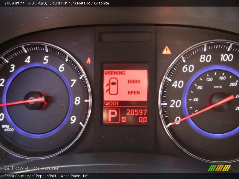 Liquid Platinum Metallic / Graphite 2009 Infiniti FX 35 AWD