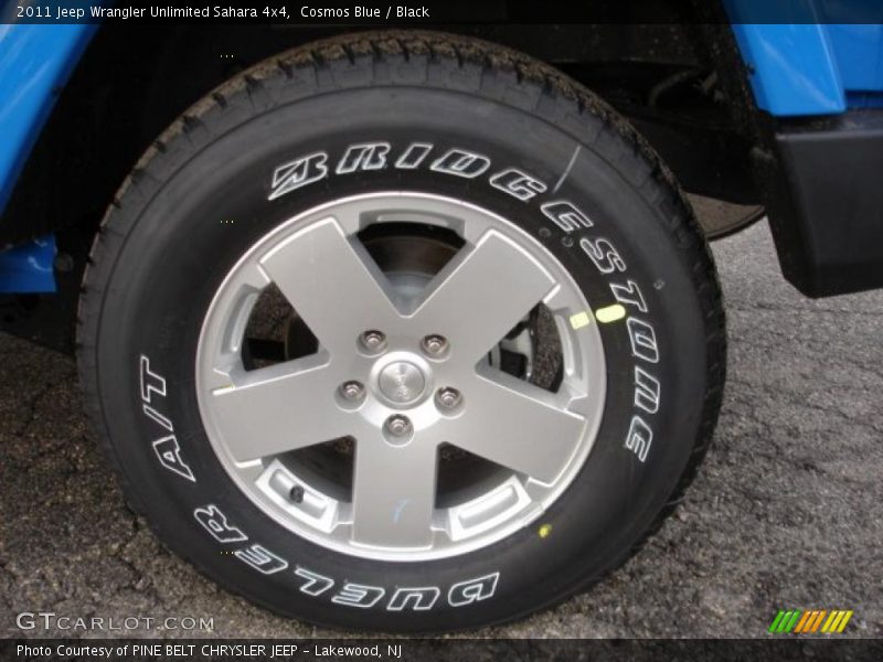 Cosmos Blue / Black 2011 Jeep Wrangler Unlimited Sahara 4x4