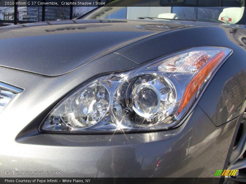 Graphite Shadow / Stone 2010 Infiniti G 37 Convertible