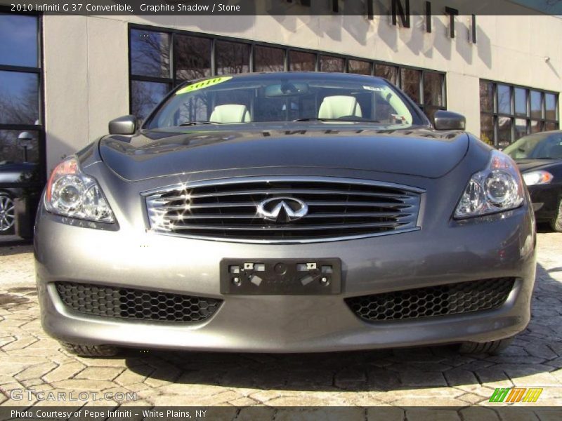 Graphite Shadow / Stone 2010 Infiniti G 37 Convertible