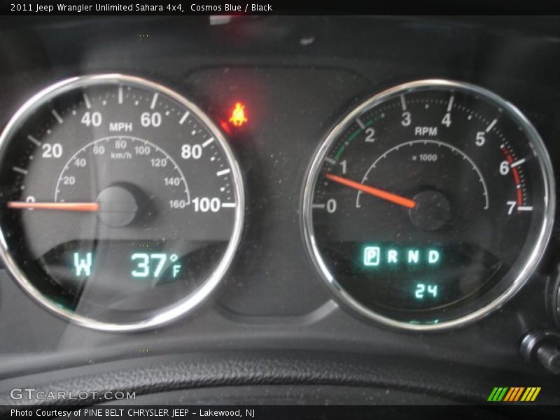 Cosmos Blue / Black 2011 Jeep Wrangler Unlimited Sahara 4x4