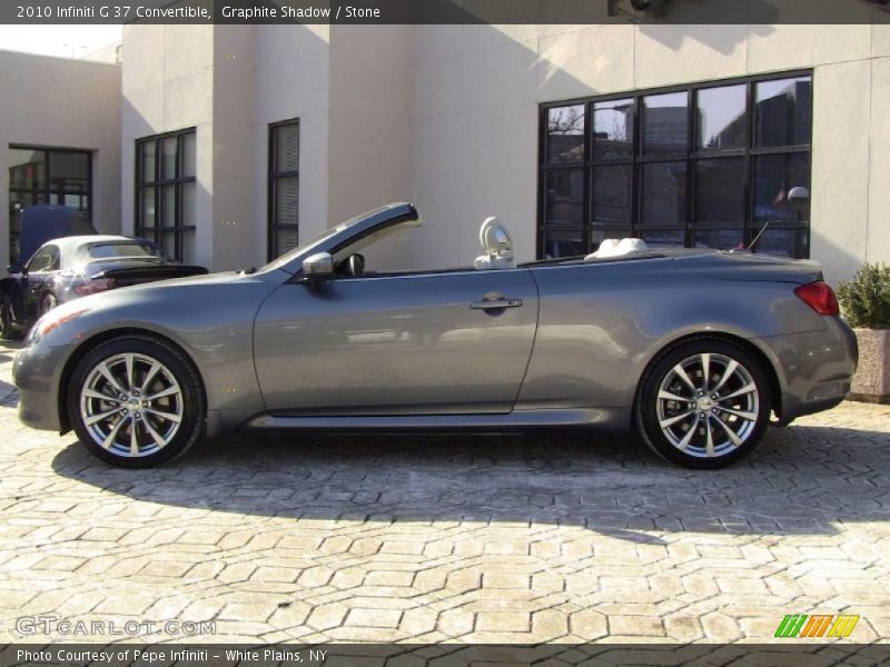 Graphite Shadow / Stone 2010 Infiniti G 37 Convertible