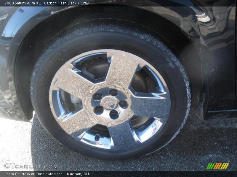 Carbon Flash Black / Gray 2008 Saturn Aura XE