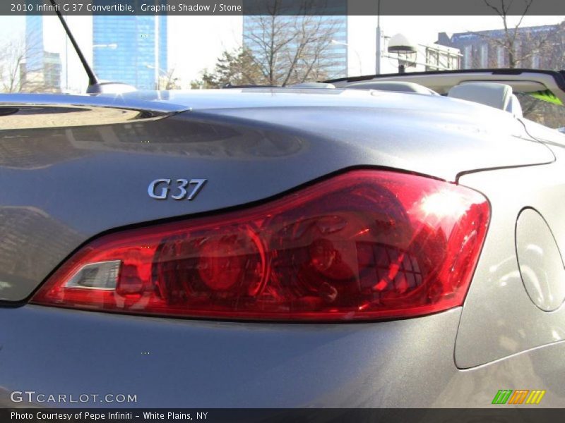 Graphite Shadow / Stone 2010 Infiniti G 37 Convertible