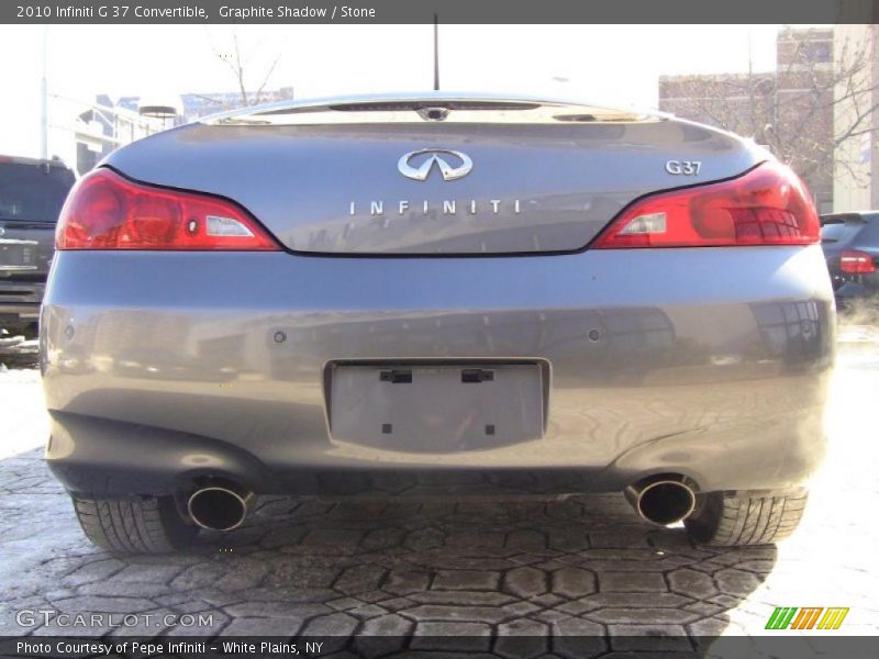 Graphite Shadow / Stone 2010 Infiniti G 37 Convertible