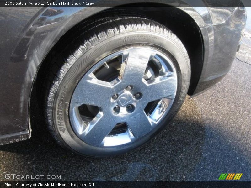 Carbon Flash Black / Gray 2008 Saturn Aura XE