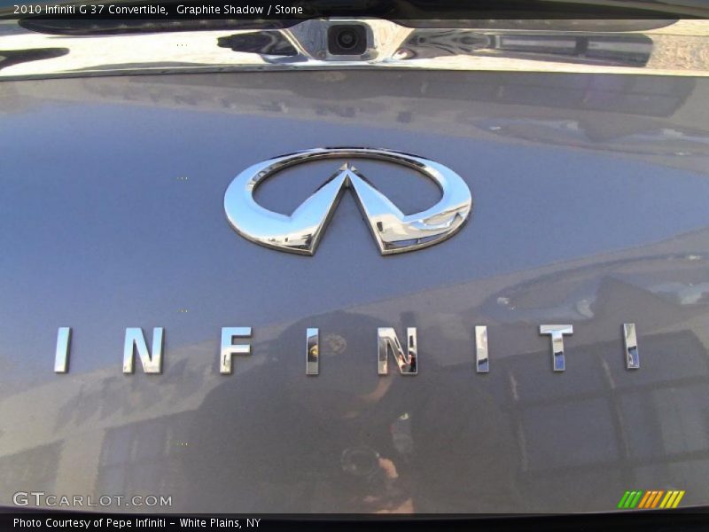Graphite Shadow / Stone 2010 Infiniti G 37 Convertible