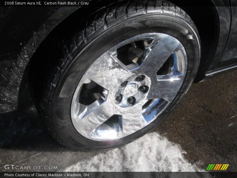 Carbon Flash Black / Gray 2008 Saturn Aura XE