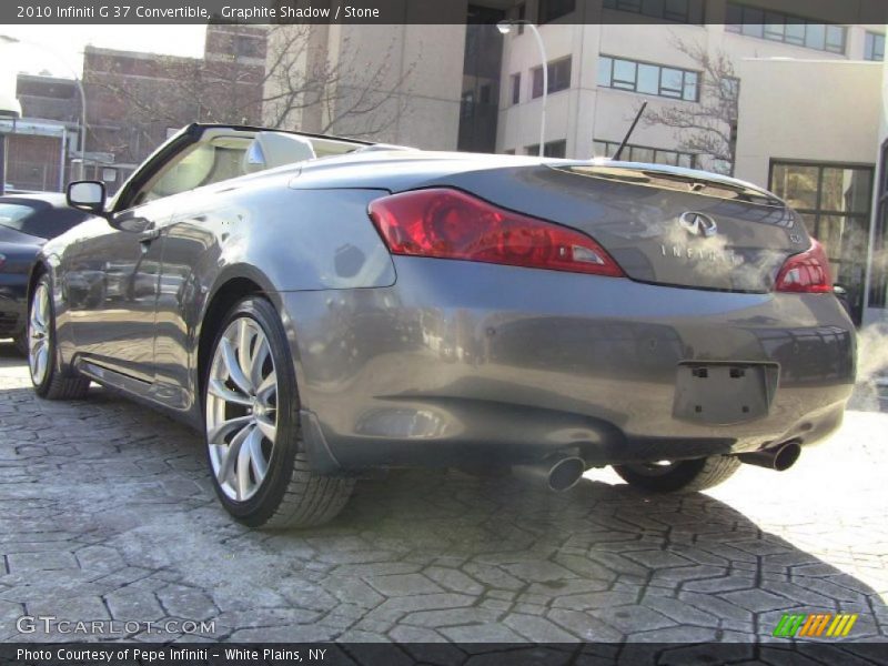 Graphite Shadow / Stone 2010 Infiniti G 37 Convertible