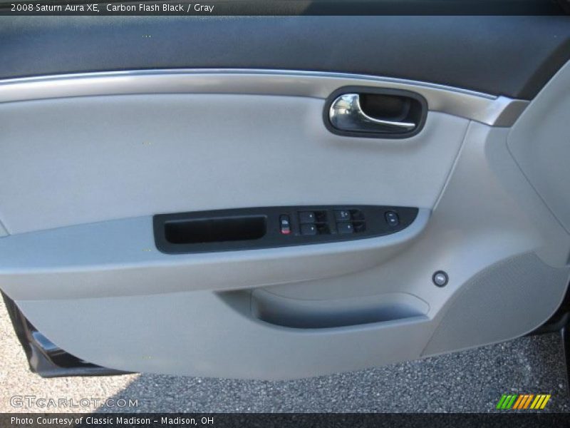 Carbon Flash Black / Gray 2008 Saturn Aura XE