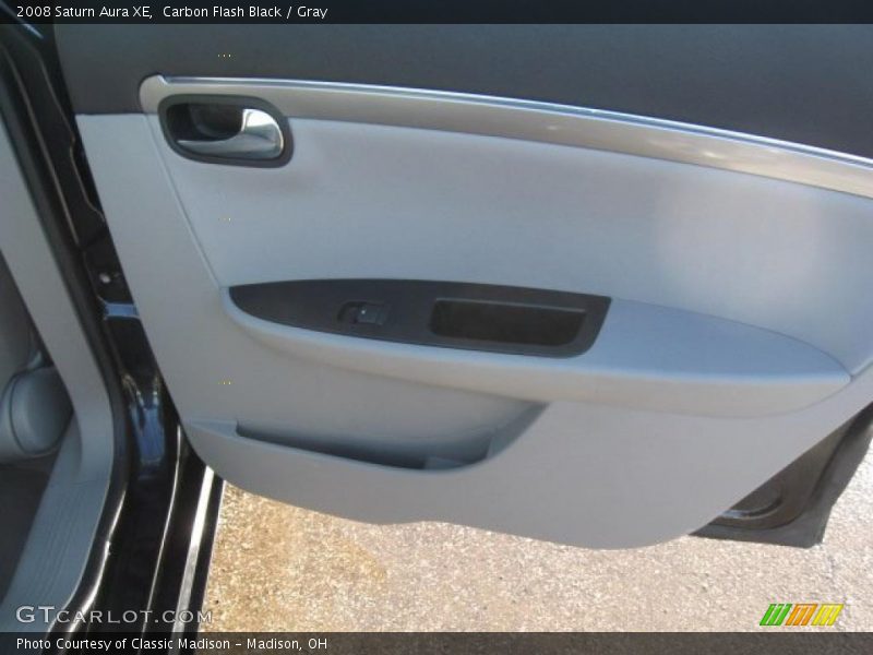 Carbon Flash Black / Gray 2008 Saturn Aura XE